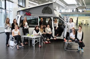 Hymer laat studentes Lady Camper bedenken