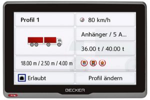 Becker Transit 7 SL navigatie