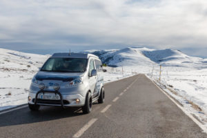 Elektrische Nissan e-NV200 Winter Camper Concept