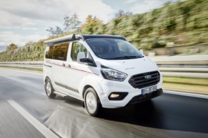 Dethleffs Glovean buscamper op basis van Ford Transit Custom