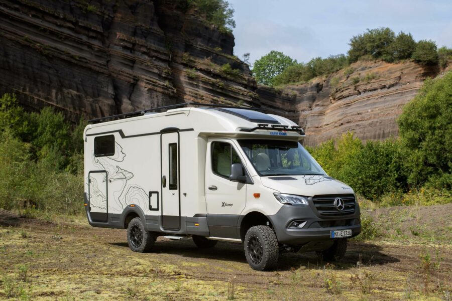 Eura Mobil Xtura halfintegraal camper met offroad-capaciteiten