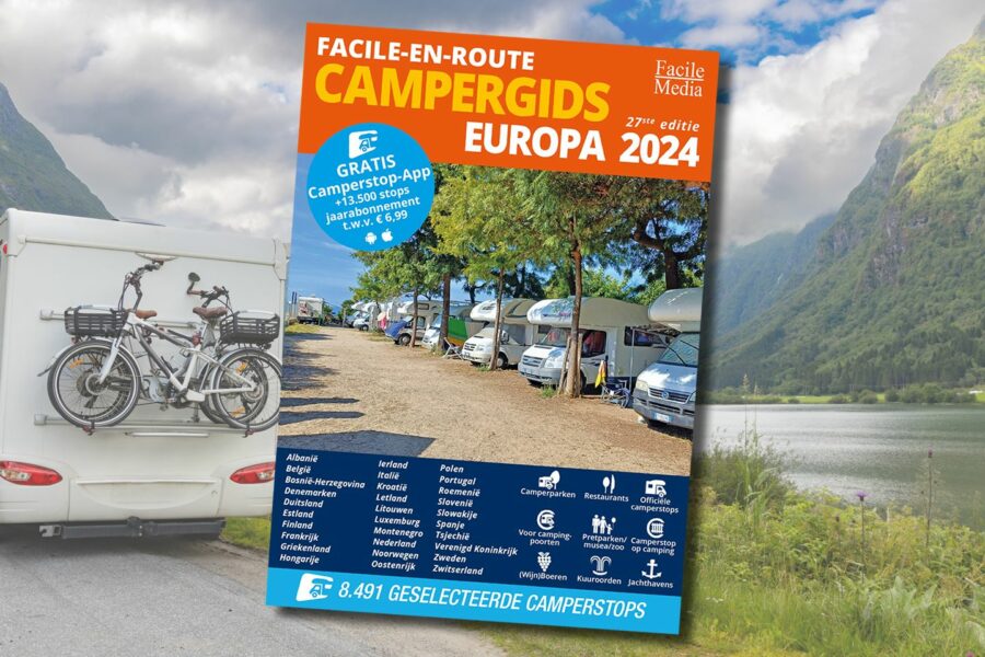 Facile-en-Route Campergids Europa 2024 ligt nu in de winkel