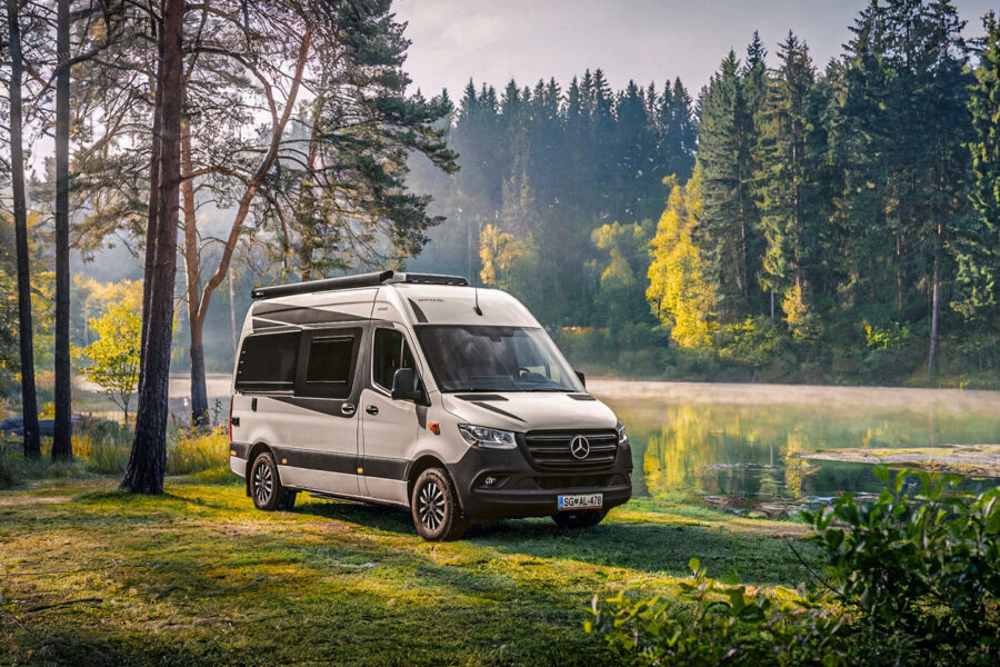 Womondo Pegasus: compacte maar luxe buscamper op Mercedes Sprinter